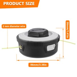 HUAREW C3-2 Trimmer Head Replacement for Stihl Autocut C3-2 Spool Fits FSA 57 FSE 52 Replacement Spool 4009 710 2106