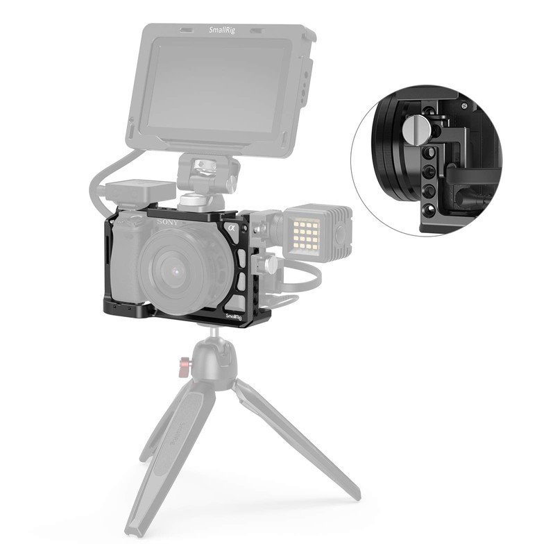 SMALLRIG A6100/A6300/A6400/A6500 Cage Camera, Jaula de Camara con 1/4 Tornillo