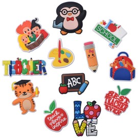 XQNB School Shoe Charms for Teacher Shoes Decoration Bag Charm for Girls Boys Teens Wen Women Party Favor