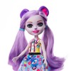 Enchantimals Glam Party HNT58 Pemma Panda Doll with Best Animal