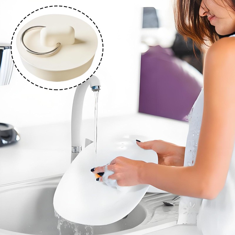 6 PCS Sink Plug Replacement, Bathtub Stopper Rubber Drain Stopper