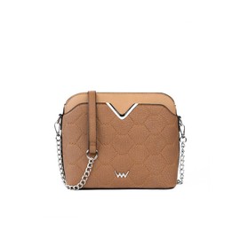 VUCH Shoulder Bag with Chain for Women, Elegant Handbag for Women, Bag for Girls, Fossy Brown