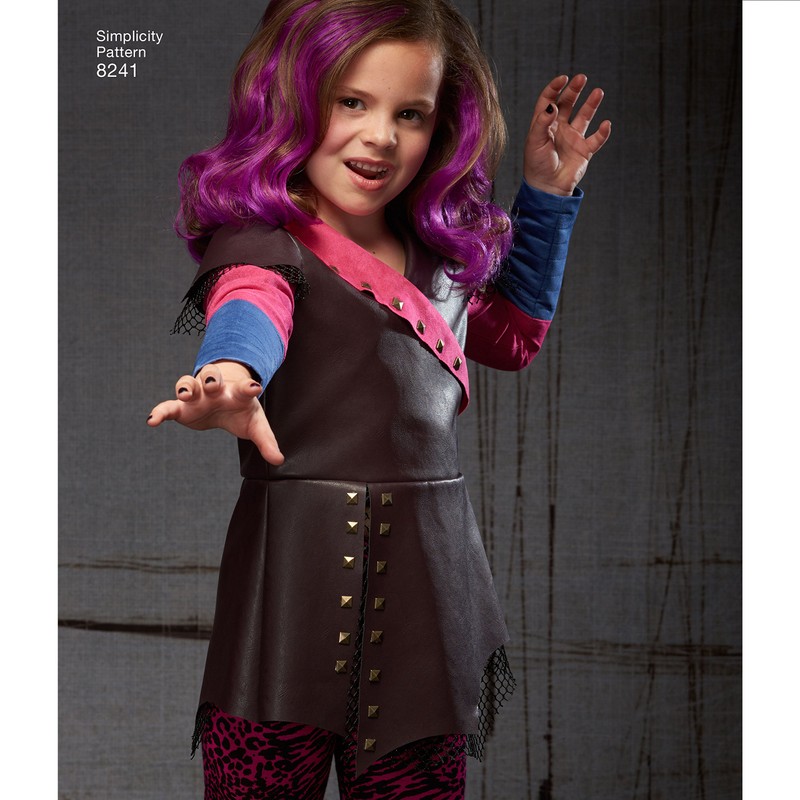 Simplicity Patterns 8241 Child's Warrior Costumes