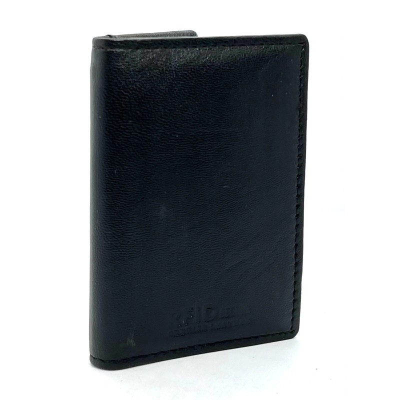 kelvinrolenleathercollection Genuine Leather Business Card Organizer Plastic Insert ID Credit