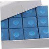 BIUDECO Professional Billiard Cue Chalk Cubes 12 Pieces for Pool
