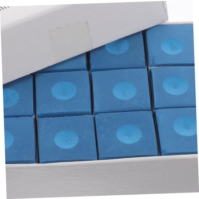 BIUDECO Professional Billiard Cue Chalk Cubes 12 Pieces for Pool