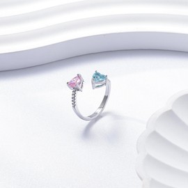 Miscarriage Memorial Mommy of an Angel Ring Miscarriage Gifts for Mothers Pregnancy Loss Gifts for Moms Who Had Miscarriage (Silver mamaangel)