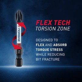 Norske Tools NIBPI724 Impact Torsion, 24 PC Screwdriver Bit Set (Phillips and Torx only)