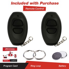 2 New Keyless Entry Remote Key Fob for Toyota RS3000, BAB237131-022 Black
