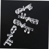 WHAMVOX 12pcs Transparent Curtain Tiebacks Clips for Window Blinds Angle