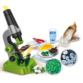 Clementoni Clementoni 59120 Galileo Lab - My First Microscope Toy for Children Aged 8+ Exciting Biology Lab for Small Researchers Microbiology for School Children