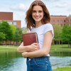 EVNEED 2 Pack Top Spiral Notebook, A4 Hardcover Top Bound