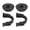 MOTOALL Upper Radiator Mount Bracket & Bushing 2Set for Nissan