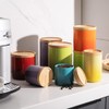 Sweejar Ceramic Food Storage Jar, Stackable Kitchen Canisters, Containers with
