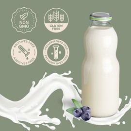 Coolinario Kefir Starter Culture (10-Pack, 1g Sachets) Live Probiotic Cultures for Homemade Kefir | Smooth, Creamy & Tangy | Non-GMO, No Preservatives, Gluten Free, Halal, Kosher