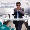 Fresh Products Wave 3D Urinal Screen Virtually Eliminates Urine Splash