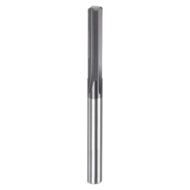 HARFINGTON Carbide Chucking Reamer 0.1845"(4.686mm) Dia Straight Flute Straight Shank Machine Reamer Tool for Metal and Lathes CNC Machining Centers, Black
