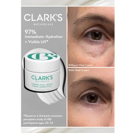Clark's Botanicals Jasmine Vital Healing Cream: Face Cream to Smoothe & Revitalize Stressed Skin with Niacinamide, Algae, Calendula & Calming Jasmine, 30 ml
