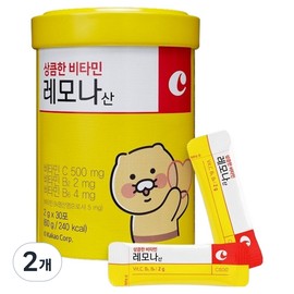 Lemona Refreshing Vitamin C 30 packets, 60g, 2 packs / 레모나 상큼한 비타민C 30포, 60g, 2개