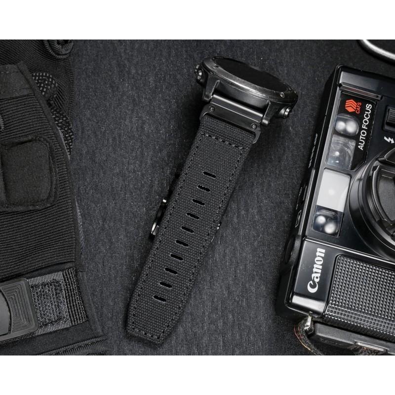 Torbollo Garmin Belt Canvas Garmin Band for Fēnix, Instinct, Tactix,
