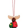 Christmas Tree Decoration Elk Santa Claus 4.2 cm