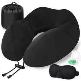 iophi Aeroplane Neck Pillow (Black)