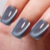 Cat Eye Gel Nail Polish, 0.5 Fl Oz Sliver Blue