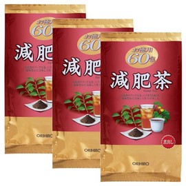 Orihiro Value Reducing Composting Tea, 60 Packets, Set of 3, 60 Bags (3 x 3)