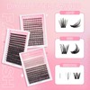 FADLASH Lash Clusters DIY Natural Eyelash Clusters Waterproof Individual Lashes