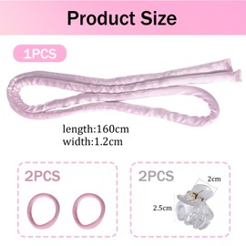 Ruzister® Heaterless Small Curling Rods Headband, No Heat Curls for Sleeping, No Hot Thin Curls Headband for Long Hair and Short Hair