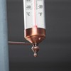 MUMTOP Outdoor Thermometer, Steel Outside Window Thermometer Adjustable Angle, 10
