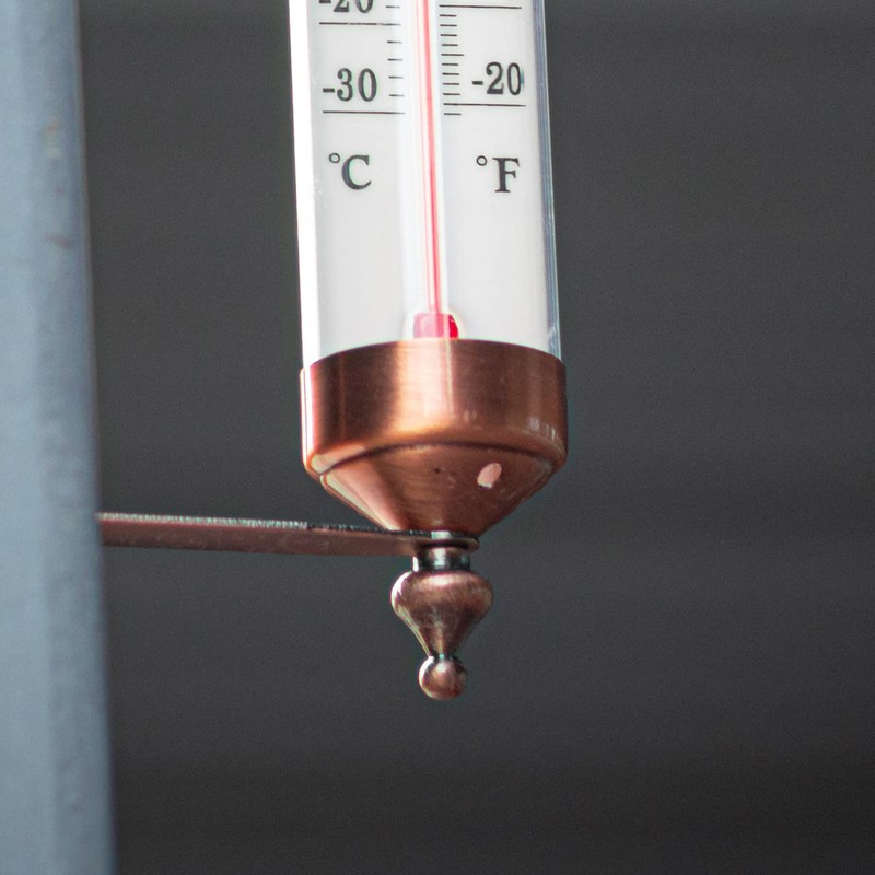 MUMTOP Outdoor Thermometer, Steel Outside Window Thermometer Adjustable Angle, 10