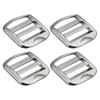 QUARKZMAN Metal Ladder Buckle Slider Tri-Glider Metal Adjustable Buckles 25