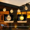 Metaku 2 Pack Solar String Lights for Outside, Total 72FT