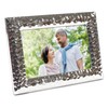 MIMOSA MOMENTS Hammered Metal picture Frame (Silver, 4x6)