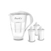 PearlCo Glass Water Universal Classic Filter (White) incl. 3 Universal