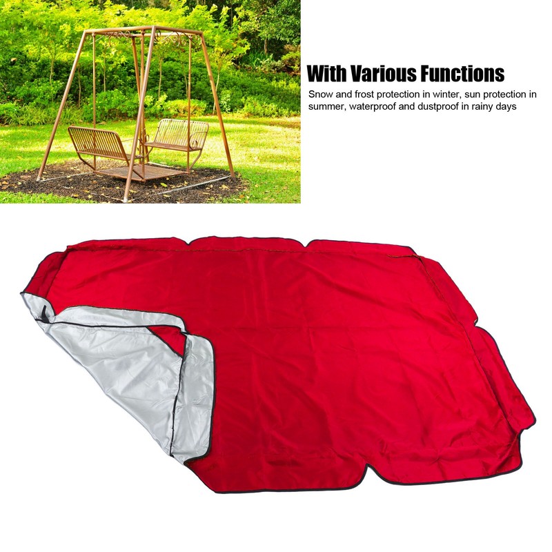 Outdoor Swing Canopy Garden Courtyard Waterproof Rocking Chair Dust Top