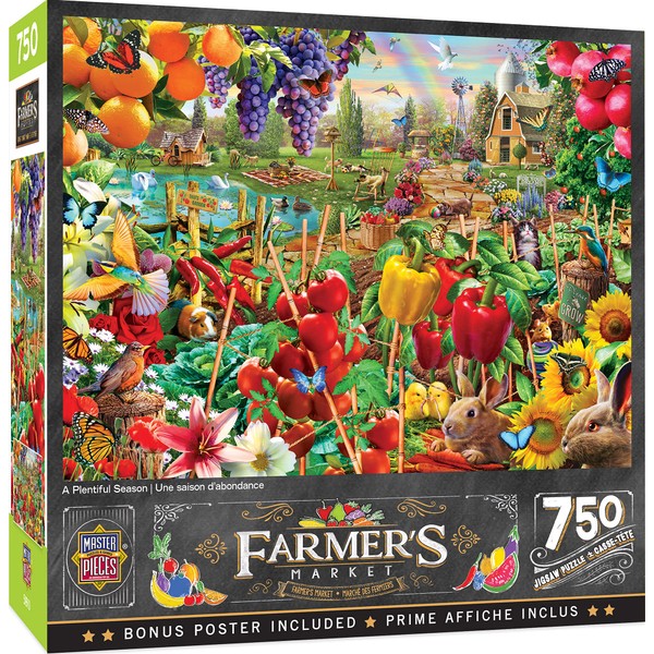Masterpieces 750 Piece Jigsaw Puzzle for Adults, Family, Or Kids - A Plentiful Season - 18"x24"