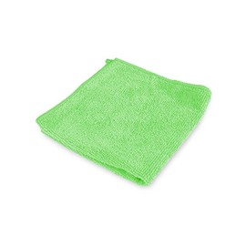 Hypafol Microfibre Cloths | Pack of 10 | 30 x 30 cm | Green | Easy to Clean & Quick Drying | Polishing Cloths for Surface Cleaning | Cleaning Cloths for Car Care, Building Cleaning, Catering
