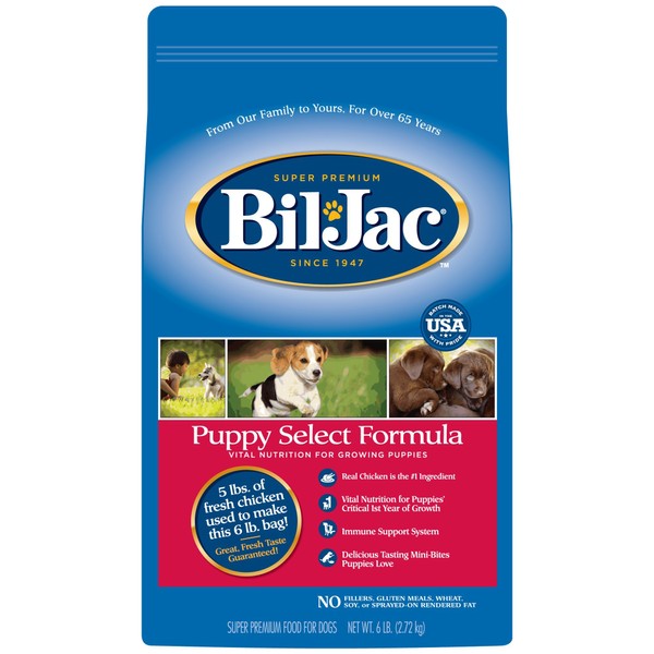 Bil-Jac Puppy Food Dry Dog Food Select Formula Small or