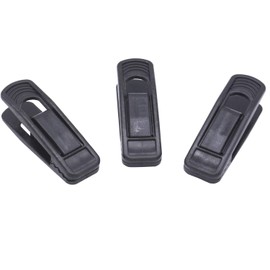 Tinfol Black Plastic Hanger Clips for Hangers, 40 Pack Pants Hanger Clips, Strong Pinch Grip Clips for Use with Slim-line Clothes Hangers, Finger Clips for Velvet Hangers