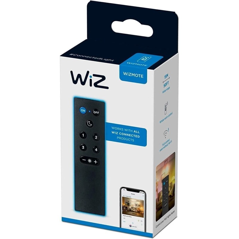 WiZ Connected 2.4Ghz WiFi Remote, Compatible with WiZ Lights, Compatible