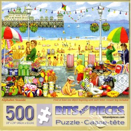 Alphabet Seaside by Gale Pitt 500 Piece Puzzle