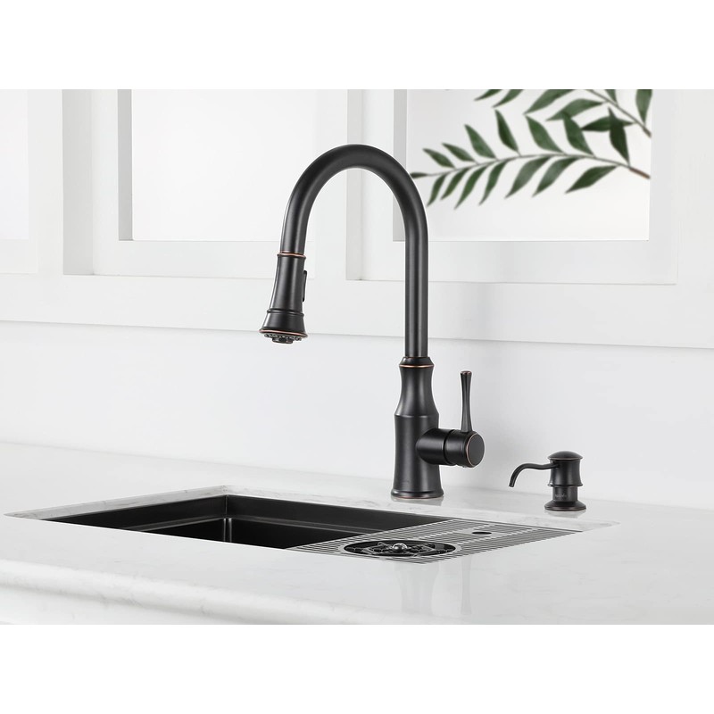 AguaStella ASF42ORB Built in Soap Dispenser Oil Rubbed Bronze for