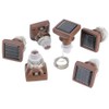 6PCS 20LED Solar String Lights Waterproof Wine Bottle Cork Lamp
