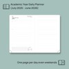 POPRUN 2025-2026 Daily Planner One Page Per Day (A5 5.5"