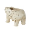 Deco 79 Magnesium Oxide Pig Indoor Outdoor Planter Small Planter