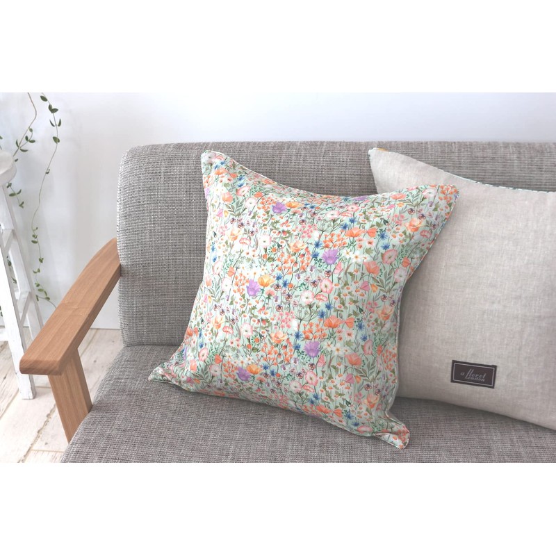 DDintex FLORET LONDON Cushion Cover Judes Garden Mint 45x45cm [With