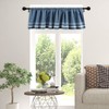 DII Window Valance Collection, 100% Cotton, Pre-Shrunk, Machine Washable, 2