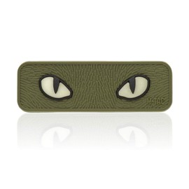 M-Tac Cat Eyes Moral Patch - Tactical Patch - Hook Fasteners (Olive Green)